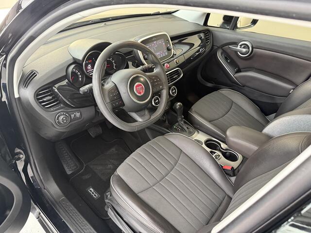 Fiat 500X 1.4 Turbo MultiAir Lounge, 140Pk, 2018, 2de eigenaar, Apple Carplay, NIeuwe Distributieriem, 4 seizoenen banden, Parkeersensoren, Climate control, Cruise control, Half leder/ Half stof, Armsteun,