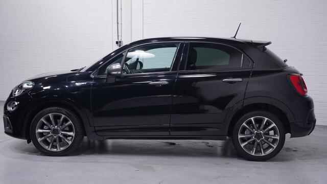 Fiat 500X 1.3 GSE Sport ACC PDC v+a NAP DAB Navigatie Apple-carplay keyless entry en start Pack-safety Pack-tech Sportpakket Camera Private-glas climate-controle schakelflippers 18"LMV lederen bekleding