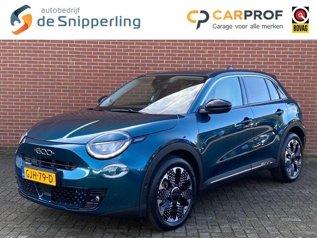 Fiat 600 LA PRIMA 54 KWH NAV ADAPT-CRUISE CARPLAY LMV STOELVW CAMERA PDC