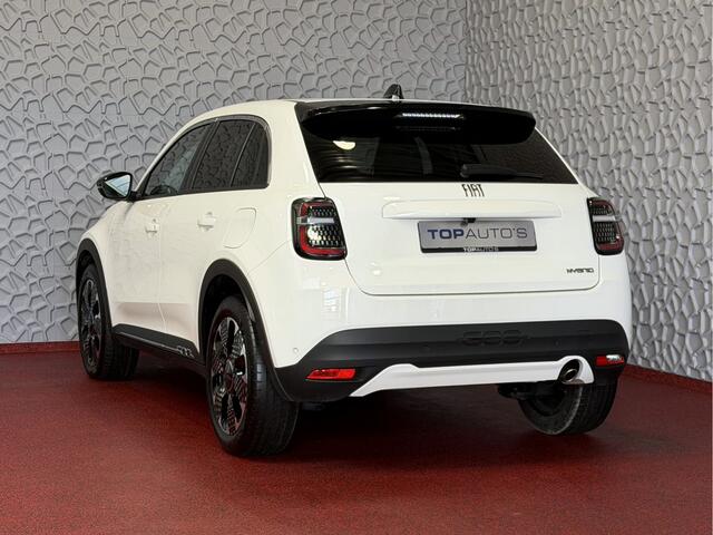 Fiat 600 1.2 Hybrid La Prima o Leder o Massage Stoelen o Elek. Stoel o Camera o CarPlay o Adapt. Cruise o Stoelverw. o Elek. Klep o 18" LMV ? Top Auto Fiat Wijchen , 30 Jaar ervaring in Fiat , Wij leveren de : Icon / La Prima / Pop / Sport . Urban / Benzine / Hybr