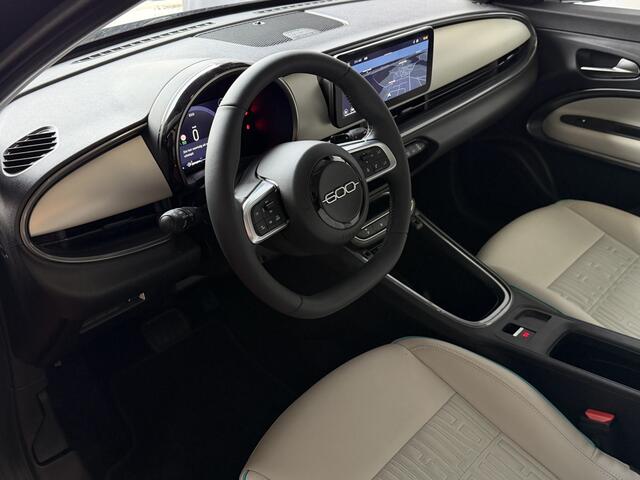 Fiat 600 1.2 HYBRID LA PRIMA STOELVERW. ELEK.KLEP LEER MASSAGE CAMERA CARPLAY ADAP.CRUISE ELEK.STOEL 18''LMV ? Top Auto Fiat Wijchen , 30 Jaar ervaring in Fiat , Wij leveren de : Icon / La Prima / Pop / Sport . Urban / Benzine / Hybrid . Met Fabrieksgarantie ?