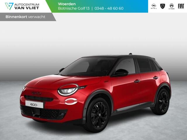 Fiat 600 1.2 Hybrid Sport | Clima | Camera | Adapt. Cruise | BSM | Navi | 18" | Winter Pack | Apple Carplay
