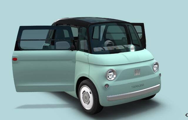 Fiat Brommobiel Topolino 100% ELEKTRISCH - VANAF 16 JAAR - 75 KM WLTP