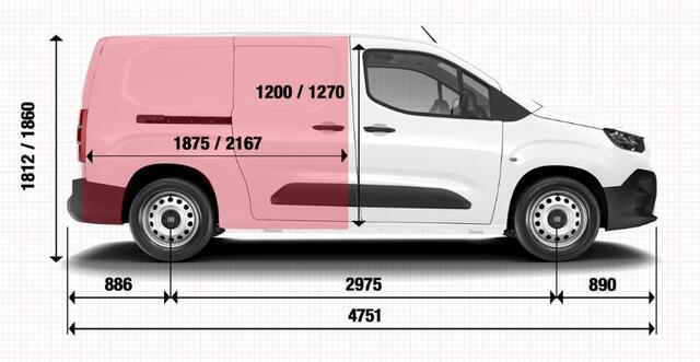 Fiat DOBLO 1.5 BlueHDi 130 S&S L2 1000kg AUTOMAAT - LANGE UITVOERING- 3 ZITS