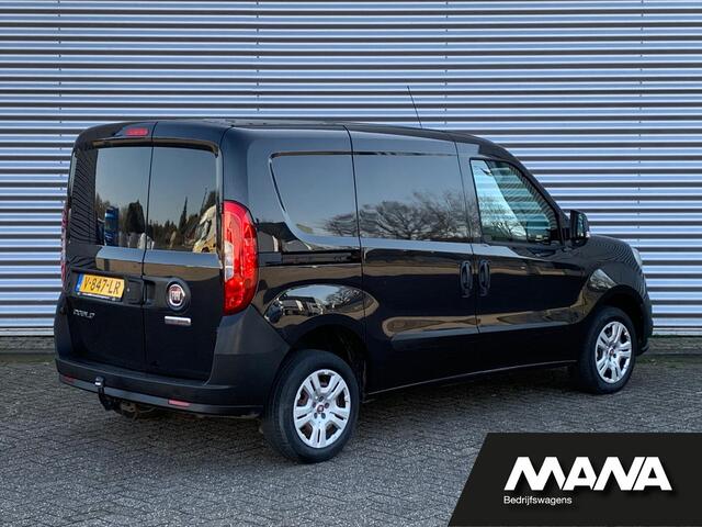 Fiat DOBLO Cargo 1.3 MJ L1H1 Actual Airco Trekhaak Bluetooth 12V Betonplex USB Zwart AUX ASR