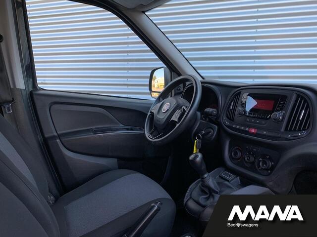 Fiat DOBLO Cargo 1.3 MJ L1H1 Actual Airco Trekhaak Bluetooth 12V Betonplex USB Zwart AUX ASR