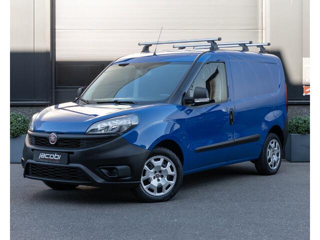 Fiat DOBLO Cargo 1.4 Fire L1H1 SX | Airco | 3 Sits | Blauw | Benzine | Dakrail | 2018 | INCL BTW