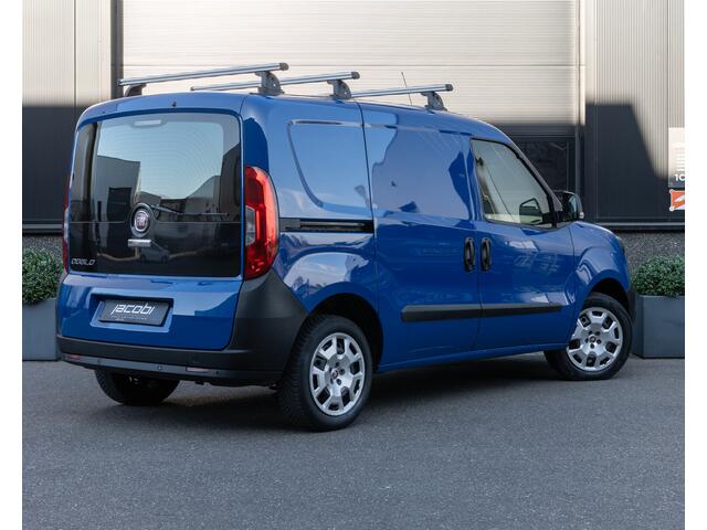 Fiat DOBLO Cargo 1.4 Fire L1H1 SX | Airco | 3 Sits | Blauw | Benzine | Dakrail | 2018 | INCL BTW