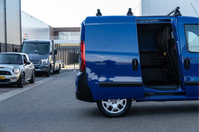 Fiat DOBLO Cargo 1.4 Fire L1H1 SX | Airco | 3 Sits | Blauw | Benzine | Dakrail | 2018 | INCL BTW