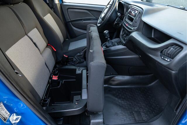 Fiat DOBLO Cargo 1.4 Fire L1H1 SX | Airco | 3 Sits | Blauw | Benzine | Dakrail | 2018 | INCL BTW