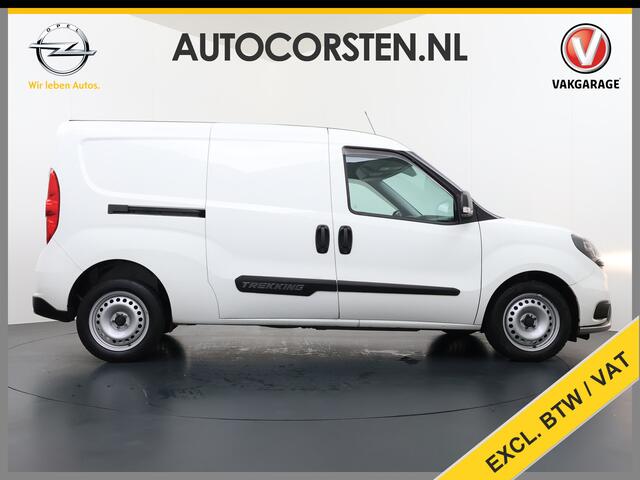 Fiat DOBLO Cargo Trekking 1.6JTD 105PK L2H1 3-Peroons Airco Navi* Apple Carplay Android Auto Bluetooth S Trekking Euro 6 Betonplex Vloer Wandbetimmering Schuifdeur Origineel Nederlandse Auto 984kg laadvermogen! 1300kg trekvermogen!
