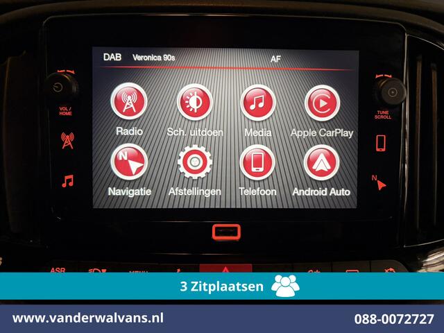 Fiat DOBLO Cargo 1.6 MJ 90pk L1H1 Euro6 Airco | 3-Zits | Navigatie | Apple Carplay | Android Auto Zijdeur, Parkeersensoren, Bijrijdersbank