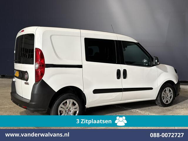 Fiat DOBLO Cargo 1.6 MJ 90pk L1H1 Euro6 Airco | 3-Zits | Navigatie | Apple Carplay | Android Auto Zijdeur, Parkeersensoren, Bijrijdersbank