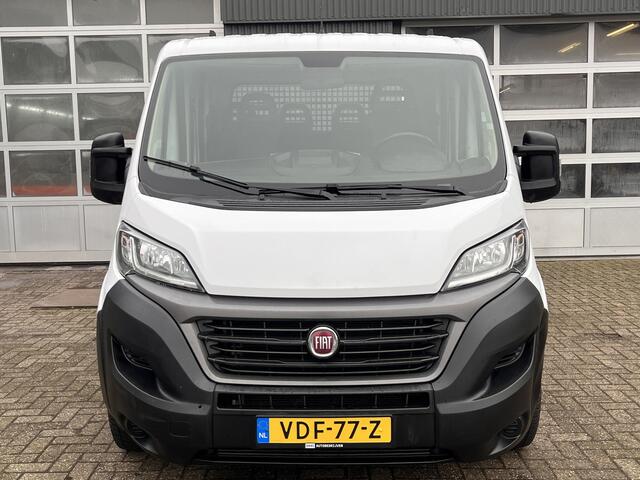 Fiat DUCATO 2.3 MultiJet 140pk DC Open laadbak Pick up Airco Dubbele cabine Trekhaak 2500kg 1e eigenaar 6 persoons Dealer onderhouden Euro 6 Bakwagen P-up Bakwagen