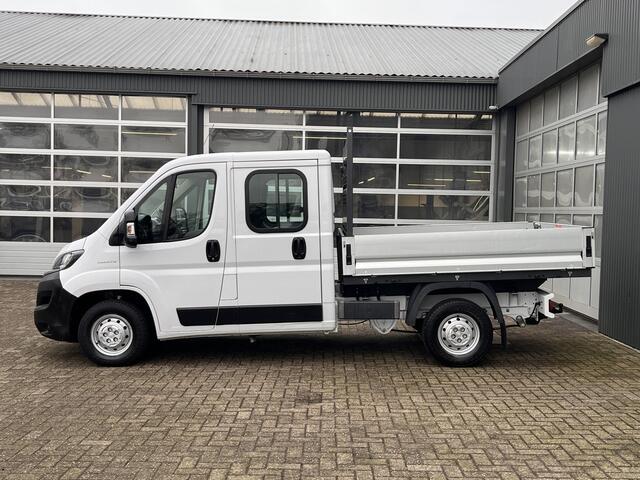Fiat DUCATO 2.3 MultiJet 140pk DC Open laadbak Pick up Airco Dubbele cabine Trekhaak 2500kg 1e eigenaar 6 persoons Dealer onderhouden Euro 6 Bakwagen P-up Bakwagen