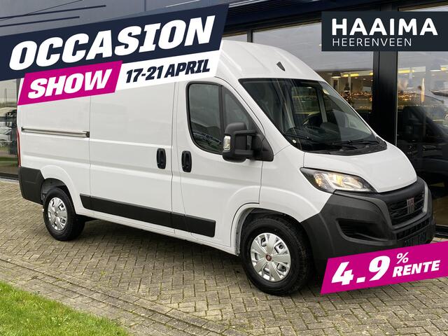 Fiat DUCATO 35 2.2D 180pk L2H2 Automaat | VOORRAAD | Snel leverbaar | Verzwaarde vering | Luxe tussenwand | Comfort bestuurderstoel | All season banden | Bluetooth | Airco