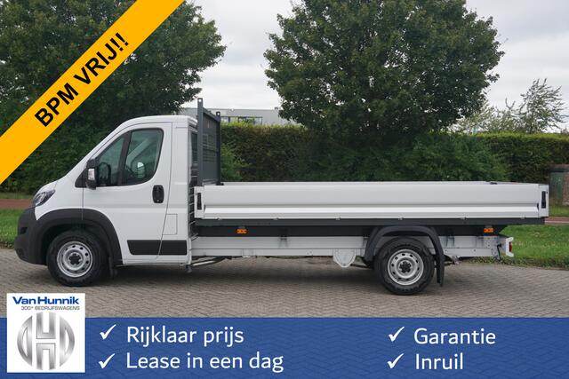 Fiat DUCATO MAXI 35 180PK AUT Series 10 Open laadbak BPM VRIJ 10" Navi, Climate, LED!! NR. V03*
