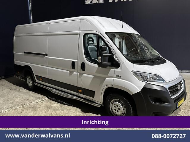 Fiat DUCATO 3.0 NP 136pk L4H2 Post NL inrichting Euro6 Airco | Camera | Sidebars | 270 graden achterdeuren, schappen, doorloopdeur