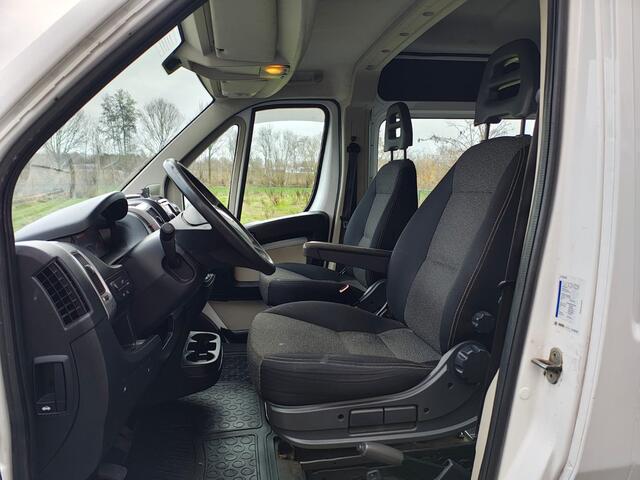 Fiat DUCATO 35H 3.0I CNG Dubbele Cabine EURO 6 Maxi Gran Volume DC Airco Camera Trekhaak Standkachel Betonplex Vloer Wandbetimmering Schuifdeur 1e Eigenaar CNG Aardgas