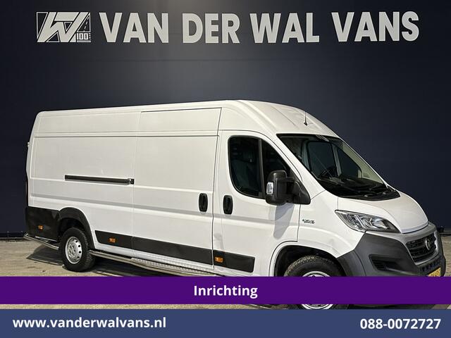Fiat DUCATO 3.0 NP 136pk L4H2 Post NL inrichting Euro6 Airco | Camera | Navigatie | Sidebars | 270 graden achterdeuren, schappen, doorloopdeur
