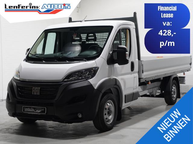 Fiat DUCATO 2.2 MJet 140 pk L4 Pick Up / Open Laadbak Airco, Cruise Control, 3-Zits, LxBxH 420x202x40 cm Nieuw