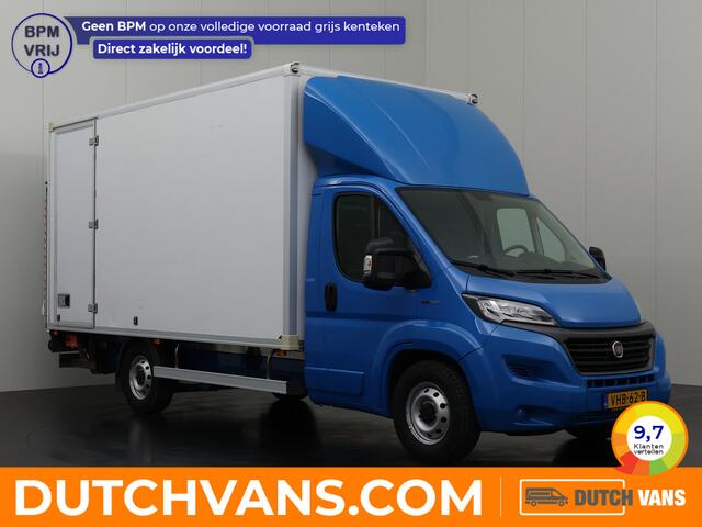 Fiat DUCATO 140PK Bakwagen+Laadklep | Trekhaak 3000Kg | Zijdeur | Dakspoiler | Navigatie | Camera | Airco | Cruise | 3-Zits