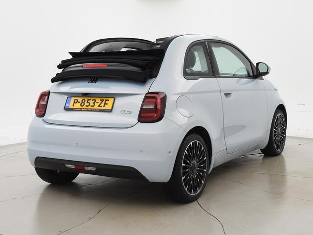 Fiat E-500 La Prima 42 kWh *CELESTIAL BLUE* + STOELVERW. | CAMERA | 17 INCH | APPLE CARPLAY