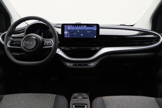 Fiat E-500 Icon 42 kWh Climate, Camera, Cruise, Apple Carplay, Verwarmde Stoelen, DAB, PDC, 16''