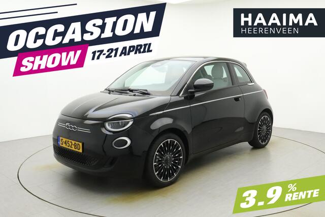 Fiat E-500 La Prima 42 kWh | DEMO | 100% elektrisch | Panoramadak | Technology Pack | Snel leverbaar