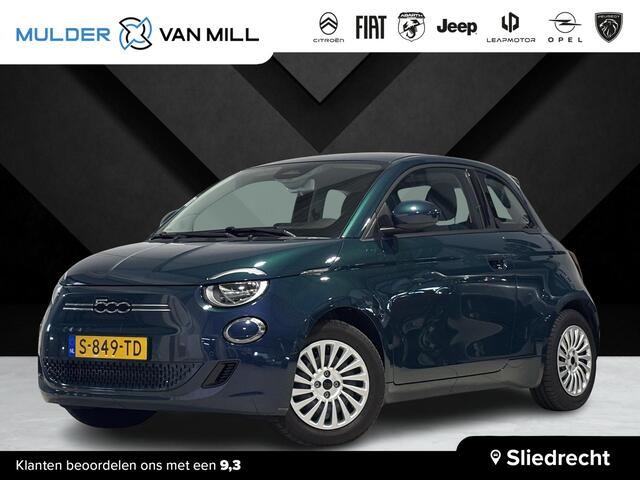 Fiat E-500 Urban 42kWh EV 118pk AUTOMAAT | PARELMOERLAK! | CAMERA | STOELVERW. | KEYLESS ENTRY | APPLE CARPLAY/ANDROID AUTO | DODEHOEKBEW.