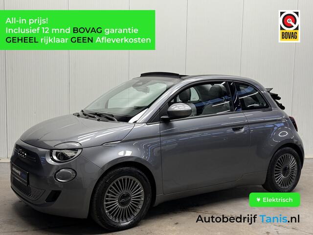 Fiat E-500 C Icon 42 kWh Cabriolet NAVIGATIE-AIRCO/ECC-LMV-CRUISE CONTROL
