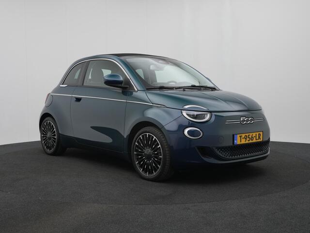 Fiat E-500 C La Prima automaat 42 kWh | Cruise Control | CarPlay | Navigatie | Parkeersensoren | Achteruitrijcamera | Stoelverwarming | LED verlichting - 16% bijtelling tot 12-2027