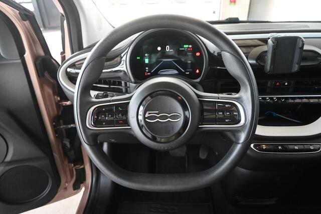 Fiat E-500 24 kWh Automaat Clima LED Cruise Control Goed Onderhouden! Inruil Mogelijk!