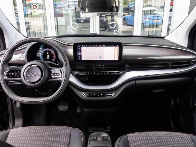 Fiat E-500 Icon Edition 42 kWh | Stoelverwarming | LM velgen | Navigatie | Apple CarPlay |
