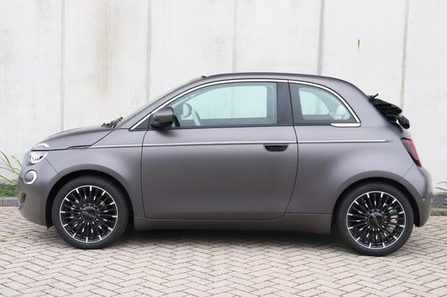 Fiat E-500 C La Prima 42 kWh | "Matt Grijs" | Technology | Winter | Camera | 17"