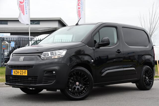 Fiat E-Doblo 136 L1 50 kWh Black Edition Cruise, Sensoren, Clima, Carplay, 136PK, Uniek!