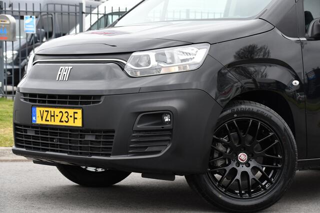 Fiat E-Doblo 136 L1 50 kWh Black Edition Cruise, Sensoren, Clima, Carplay, 136PK, Uniek!