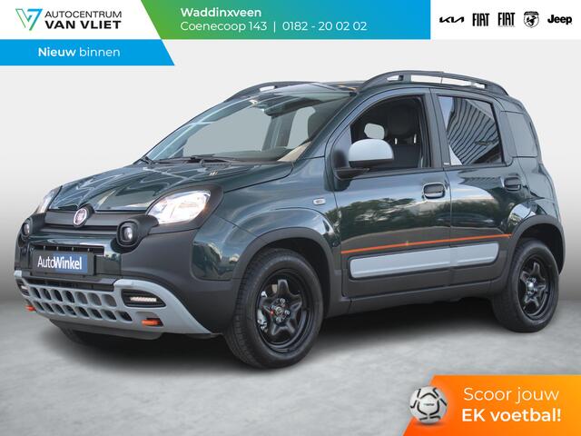 Fiat PANDA 1.0 Hybrid Garmin Cross | Clima | Priv. glass | Dakrails | 5-Persoons | Apple Carplay | Verde Foresta | Pack Garmin