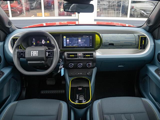 Fiat PANDA Grande Red 11 kW 44 kWh | Airco | Cruise | Apple Carplay | 16" | PDC