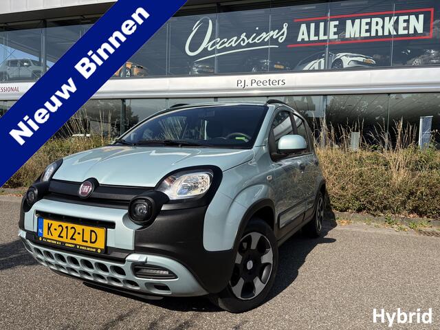 Fiat PANDA 1.0 Hybrid Cross Launch Edition Airco - parkeersensor achter - Bluetooth - Dakrails - Radio - Led verlichting - Mistlampen voor - Elektrische ramen - Start/stop systeem - Stuur multifunctioneel