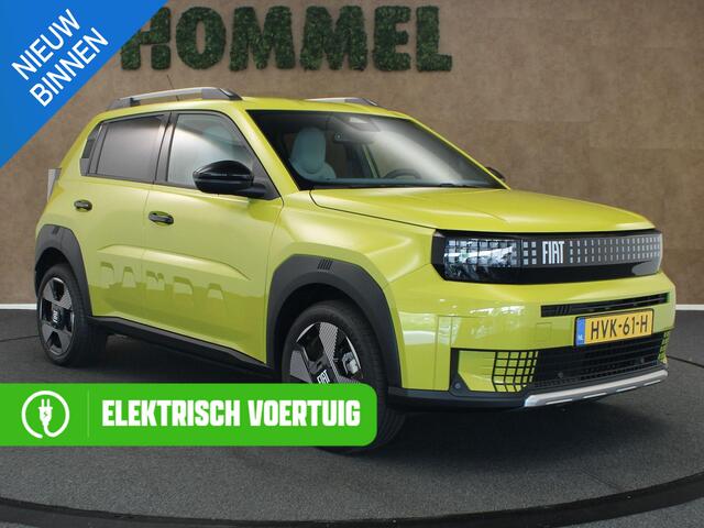 Fiat PANDA Grande La Prima 11 kW 44 kWh - 3 FASE - ORIGINEEL NEDERLANDSE AUTO - AFKOMSTIG VAN 1E EIGENAAR - NAVIGATIE - CLIMATE CONTROL - CAMERA - APPLE CARPLAY/ ANDROID AUTO - PARKEERSENSOREN VOOR/ ACHTER - BIJRIJDERSSTOEL IN HOOGTE VERSTELBAAR - 17 INCH LICHT META