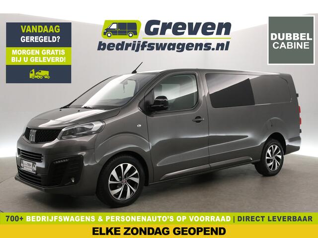 Fiat SCUDO 2.0 L3H1 | DC | 360° Cam | Airco | Cruise | Carplay | 5-Zits | Parkeersens.