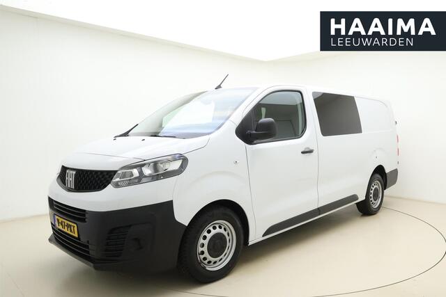 Fiat SCUDO 2.0 MultiJet L3H1 DC Business Pro | Dubbele cabine | 6-Zits | Airco | Apple Carplay/Android Auto | Cruise control | DAB | Parkeersensoren | Zijschuifdeur