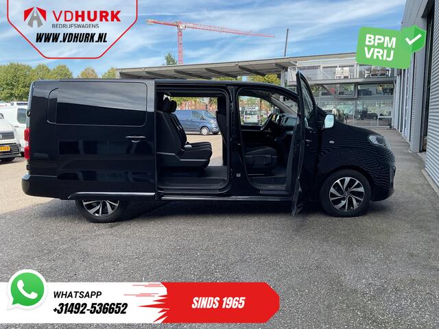 Fiat SCUDO 2.0 MJ 180 pk Aut. DC Dubbel Cabine Xenon/ 2x Schuifdeur/ Carplay/ Keyless/ Navi/ Climate/ Camera/ Cruise/ 17'LMV/ PDC/ DAB
