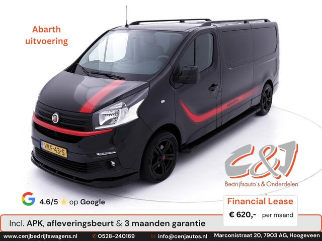 Fiat TALENTO 2.0 MultiJet L2H1 Abarth Dubbele Cabine luxe airco cruise leder lease 620,- p/md