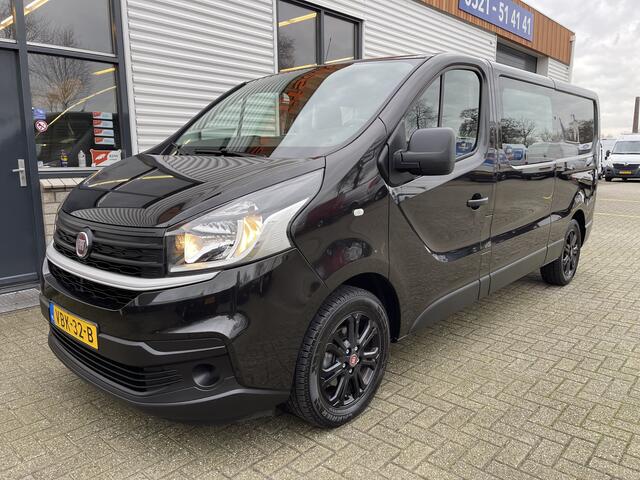 Fiat TALENTO 1.6 MJ 125pk EcoJet L2H1 DC 6 persoons / vaste prijs rijklaar ¤ 20.950 ex btw / lease vanaf ¤ 375 / zwart metallic / airco / cruise / navigatie / lichtmetalen velgen / trekhaak / isofix !