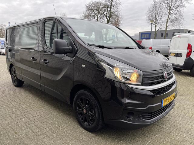 Fiat TALENTO 1.6 MJ 125pk EcoJet L2H1 DC 6 persoons / vaste prijs rijklaar ¤ 20.950 ex btw / lease vanaf ¤ 375 / zwart metallic / airco / cruise / navigatie / lichtmetalen velgen / trekhaak / isofix !