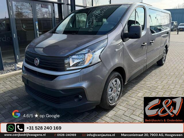 Fiat TALENTO 2.0 MJET 120HP L2H1 3T SX Crewcab achterschade, airco