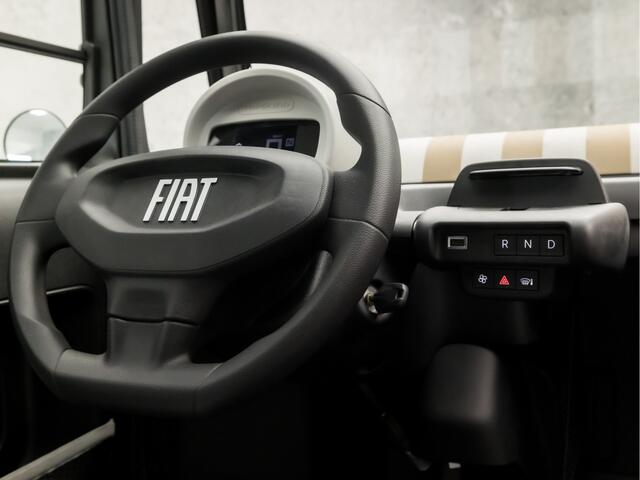 Fiat Topolino Verde Vita (DIRECT LEVERBAAR, NIEUW, PANORAMADAK, DELUXE, LEDER, LED)