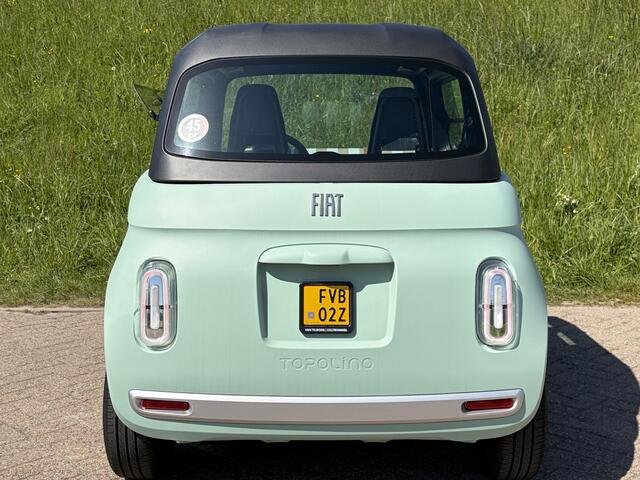 Fiat Topolino Brommobiel Verde Vita | Elektrische Brommobiel | Panoramadak | Ventilatie | LED Verlichting